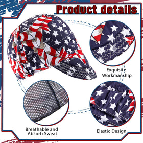 Hercicy welding cap elastic back for adaptable head sizes.