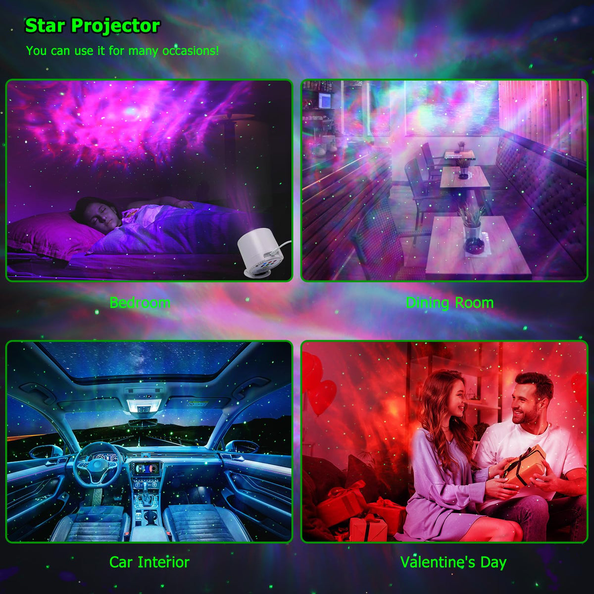 HERHOTER lights respond to sound for interactive experiences.