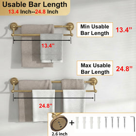 HERMARM easy 10-minute installation with included mounting hardware.