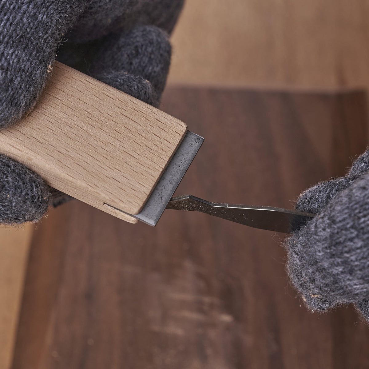 HERMIT TOOLS 0-031-inch-thick-scrapers reduce sanding time.