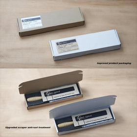 HERMIT TOOLS concave and convex scrapers for hollowed contours