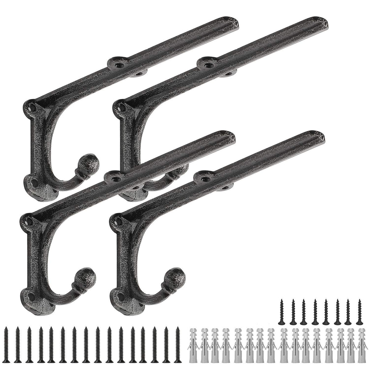 HERNGEE rustic 8-inch shelf bracket provides sturdy display support