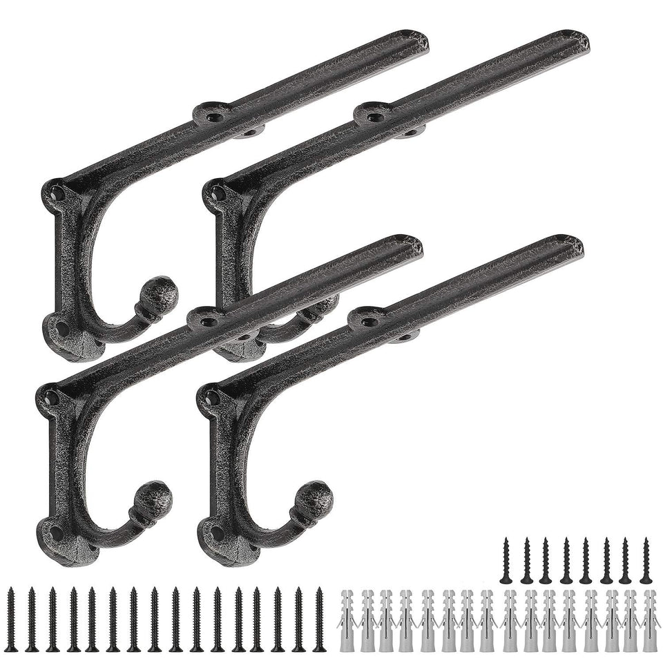 HERNGEE rustic 8-inch shelf bracket provides sturdy display support