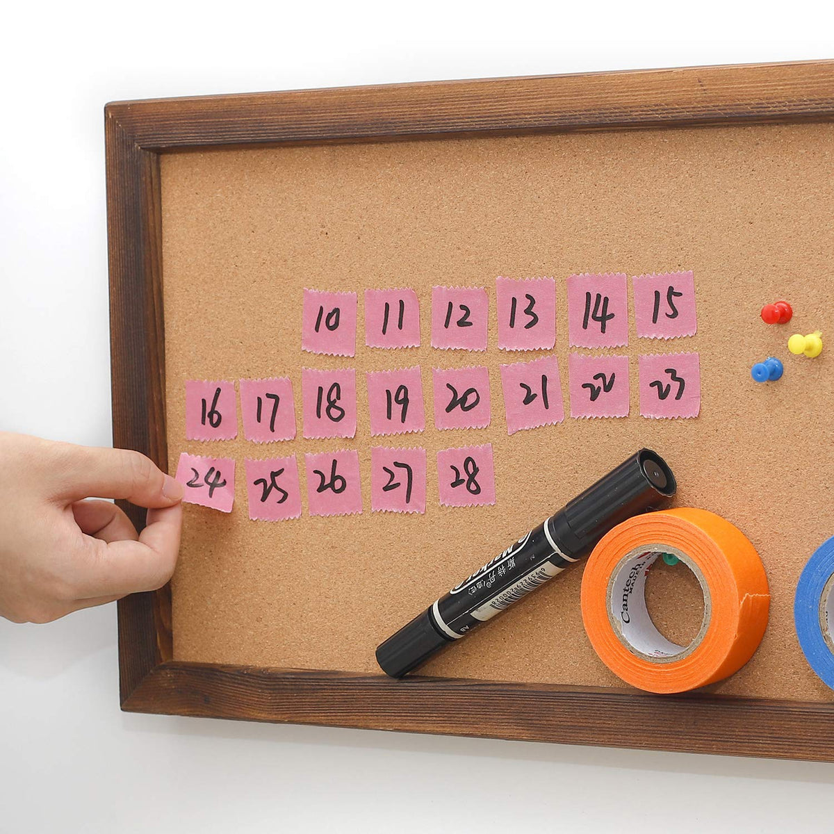 Yellow tape by Herngee provides bright accents for kids' projects.