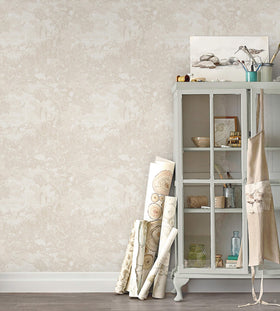Heroad beige woodland flowers close-up for cozy living spaces.
