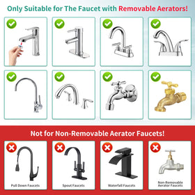 HEROBAI chrome diverter valve enables switching between faucet and shower mode