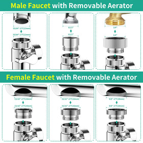 HEROBAI chrome pause button controls water flow for efficient rinsing
