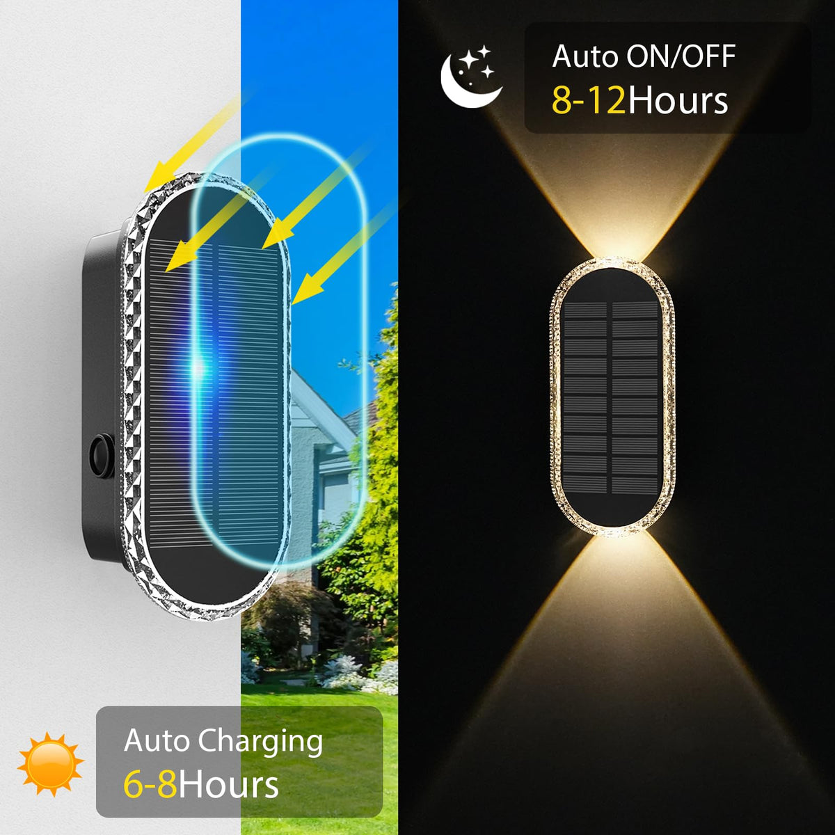 Herzila 10-pack dusk-to-dawn sensors provide nightly illumination