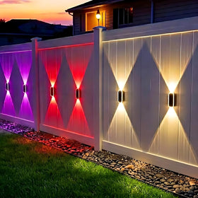 Herzila 10-pack top-bottom LED lights create layered glow