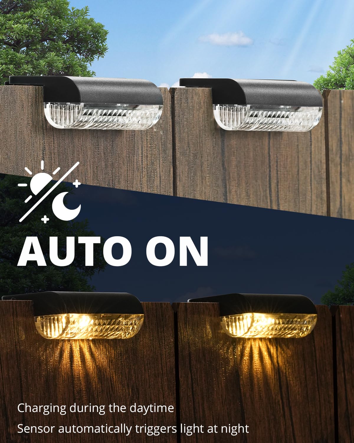 Herzila adhesive-screw installation step light flexible mounting on vinyl or wood.