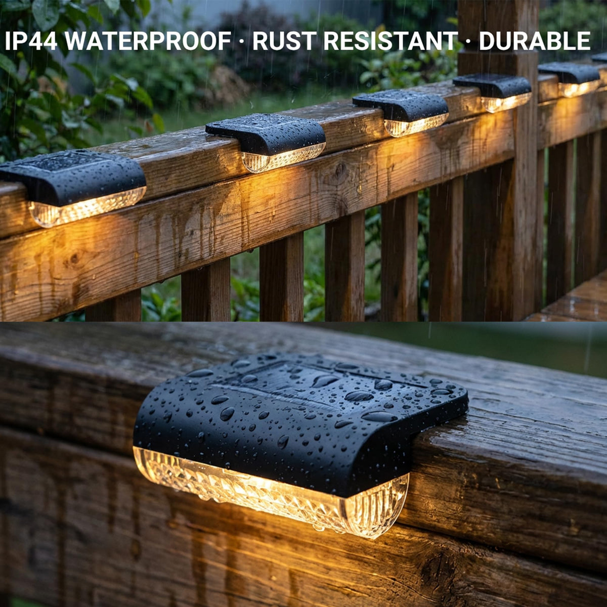 Herzila waterproof outdoor stair light durable for decks and gardens.