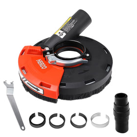 HERZO dust shroud front-cap compatibility for 48–51mm grinders improves dust capture