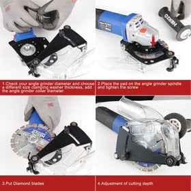 Dust-minimizing design helps maintain a cleaner workspace on site