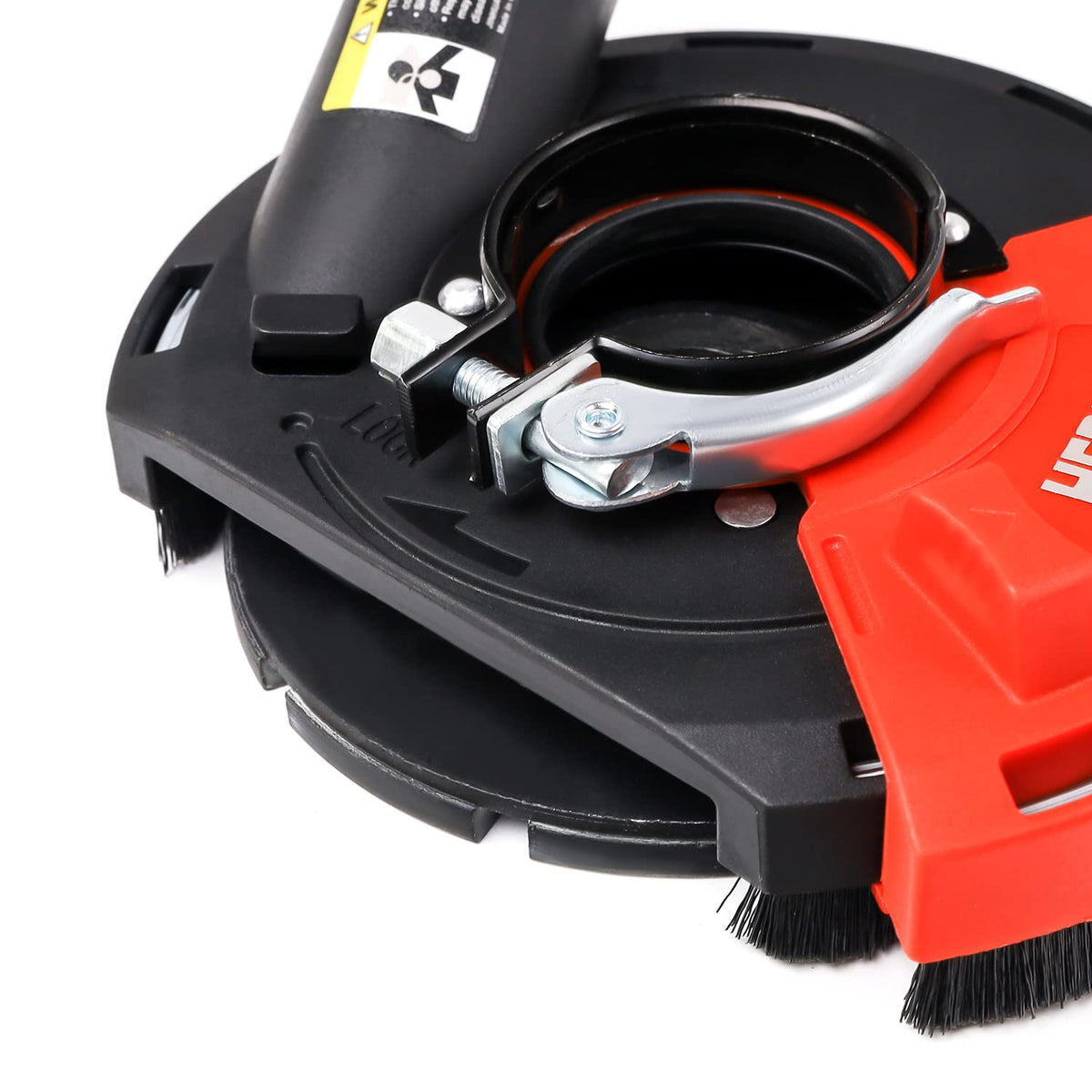HERZO swivel slide cover reaches flush edges, directing dust away