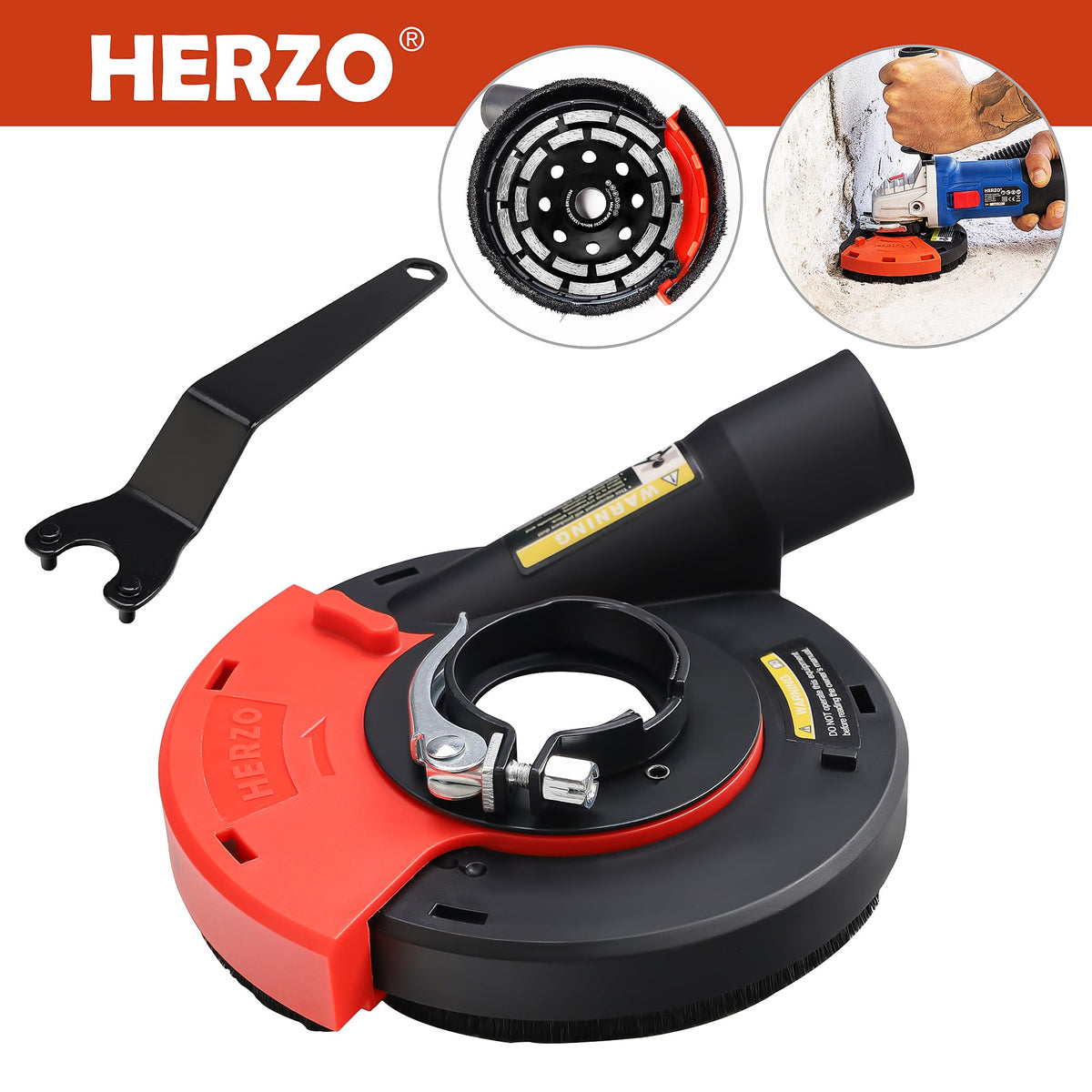 HERZO vacuum valves and steel ring enhance dust control