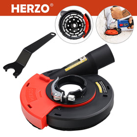HERZO vacuum valves and steel ring enhance dust control