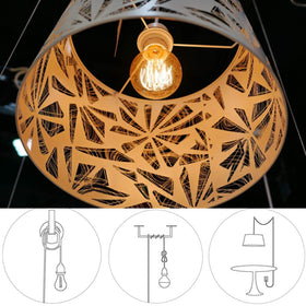 HESSION DIY projects pendant light cord for customizable room accents