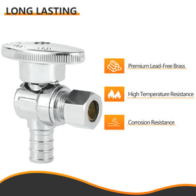 HeSun one-quarter-turn shut-off design allows quick valve access.
