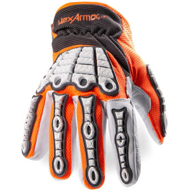 HexArmor Chrome SLT 4073 backhand view highlighting breathable HexVent and protection.