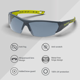 HexArmor MX250 lightweight metal-free frame for extended wear