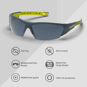 HexArmor MX250 ANSI Z87-certified safety glasses for trusted protection.