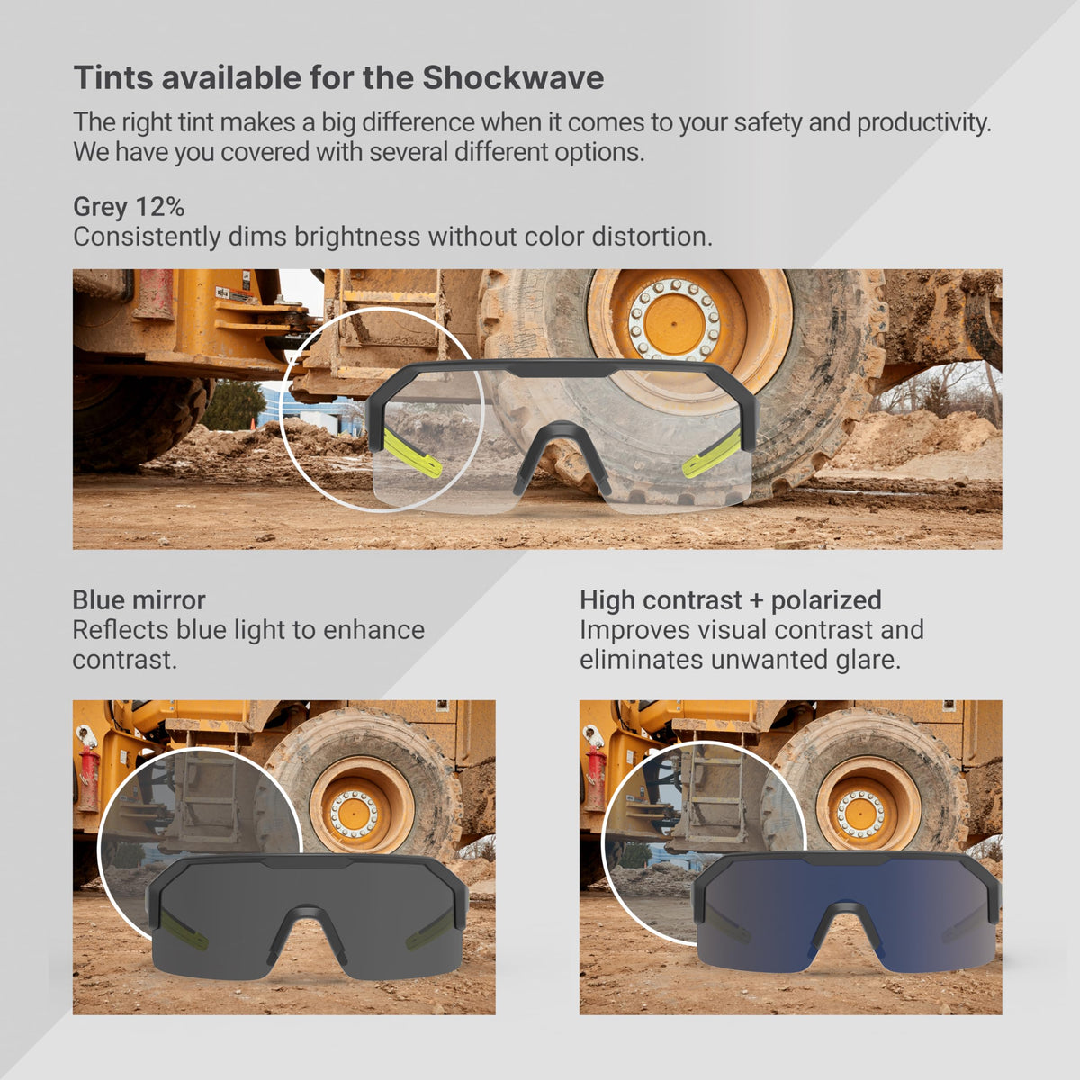 HexArmor Shockwave adjustable nose piece enables a custom-fit feel for many faces