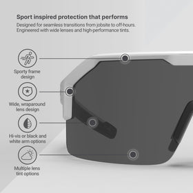 HexArmor Shockwave ANSI Z87.1-2020 certified eyewear meets safety standards