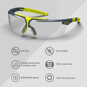 HexArmor VS300 LTX optics provide edge-to-edge clarity.
