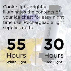 HEXNUB Cooler Box Light red light mode for night vision during camping