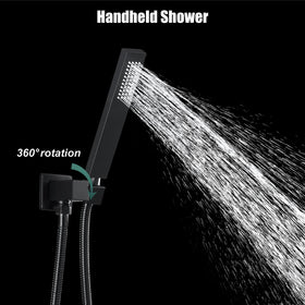 Heyalan matte black finish adds modern style to any bathroom.
