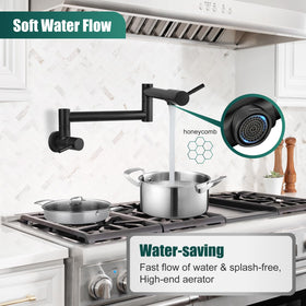 Heyalan matte black finish resists scratches and cleans easily for daily use.