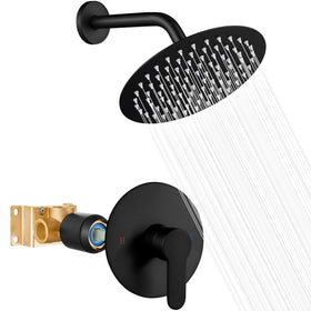 Heyalan shower faucet set valve offers reliable temperature control for a smooth shower