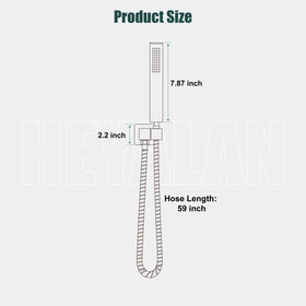 Heyalan straight-style head for easy daily use with a secure grip.