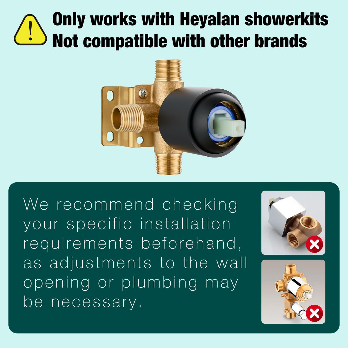 Heyalan wall-mount installation keeps the bathroom organized and clean.