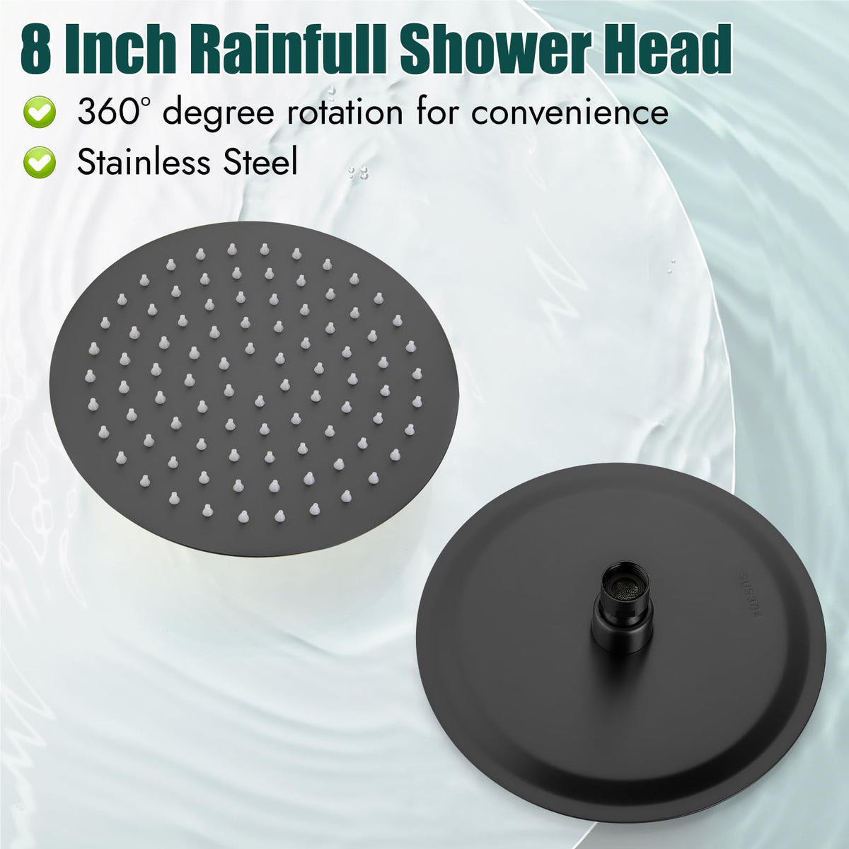 Heyalan wall-mount shower trim kit keeps your shower space tidy and modern