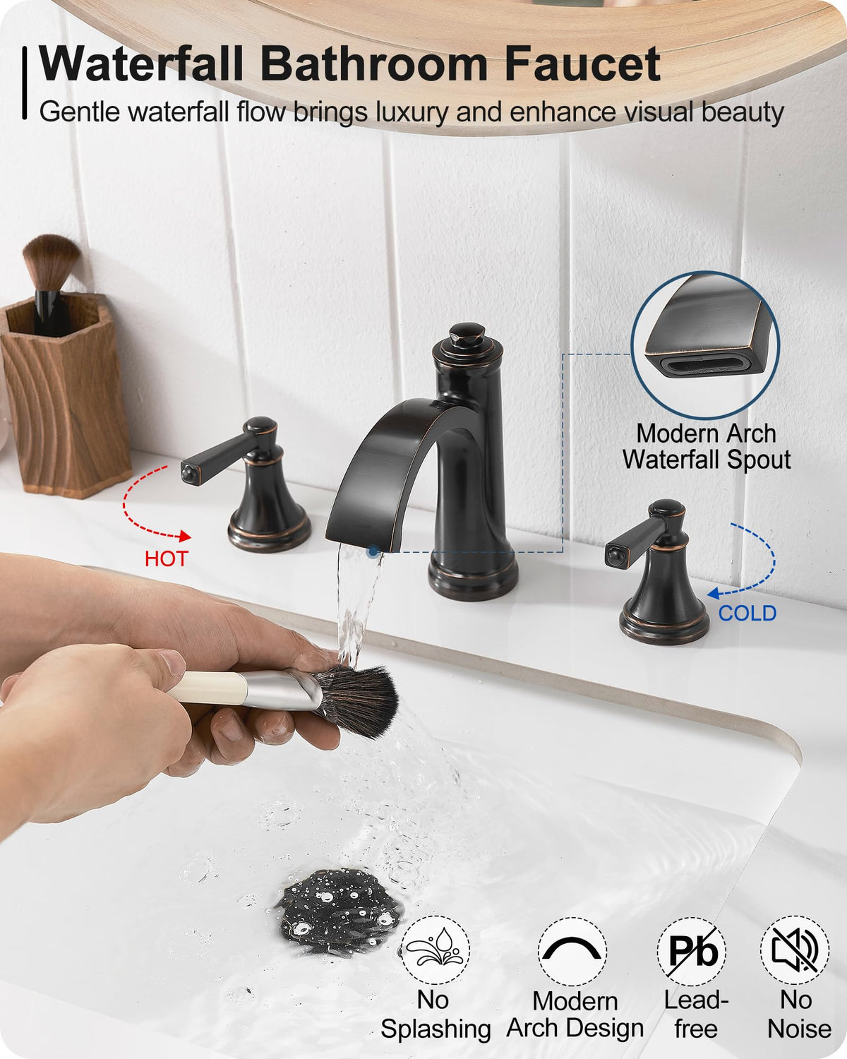 HeymyTap brushed bronze finish adds premium durability and timeless style