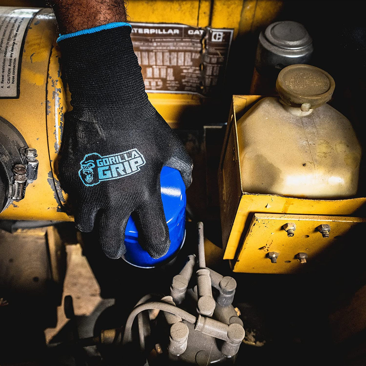 Heywood Gorilla Grip Gloves five-pack quantity label suitable for multi-task kits.