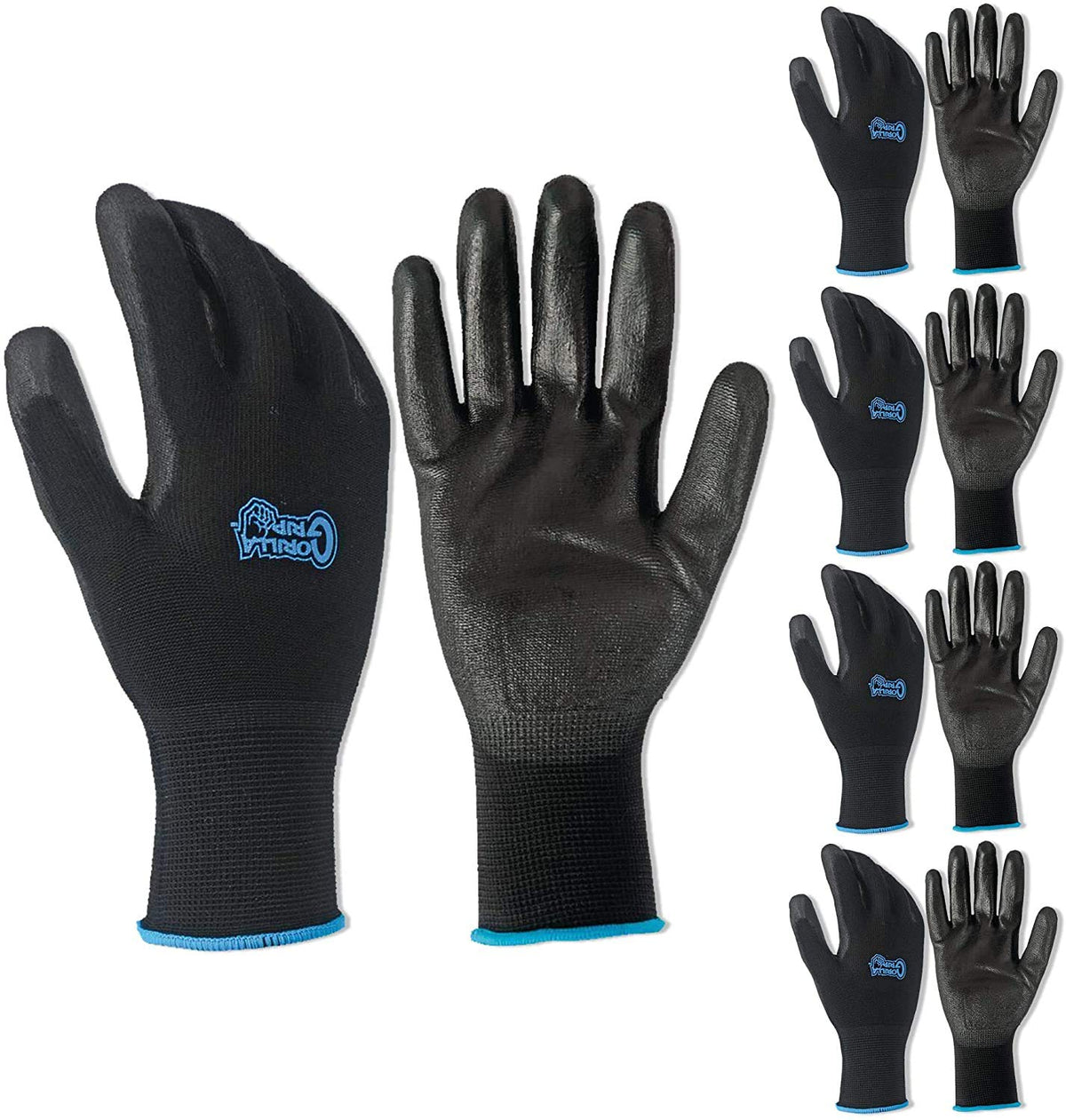 Heywood Gorilla Grip Gloves large pack front view showing durable non-slip grip.