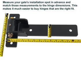 HFCENXIE heavy-duty hinges ideal for outdoor installations.