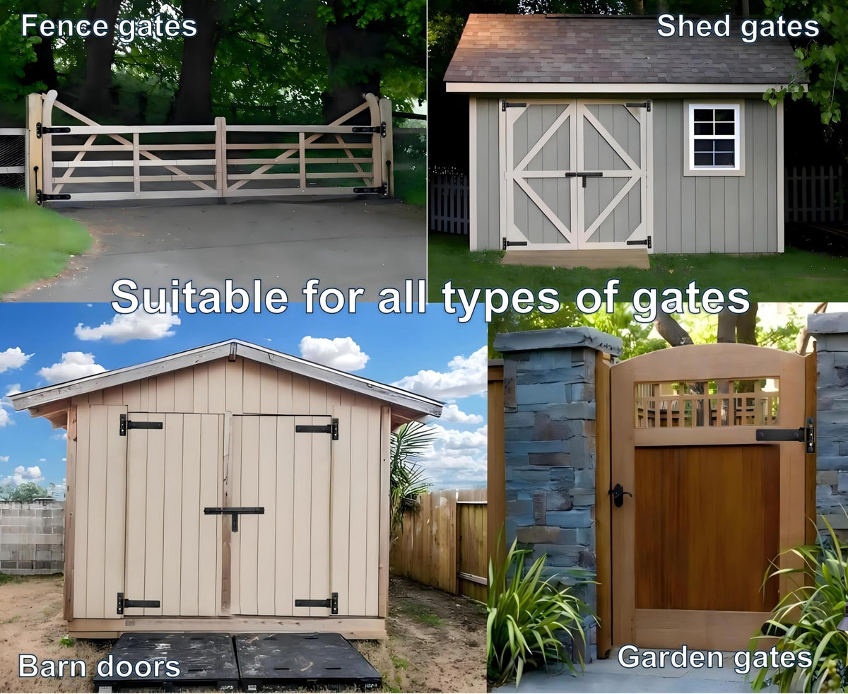 HFCENXIE compatible with wooden and metal gates for broad use.