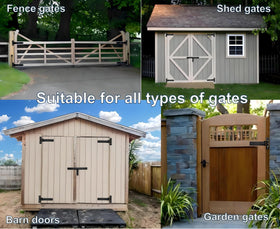 HFCENXIE compatible with wooden and metal gates for broad use.