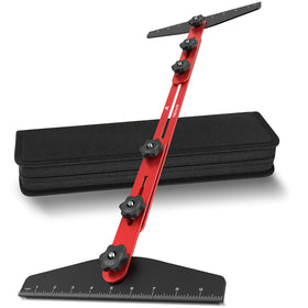 HFCToolX stair tread template tool assembly view showing modular segments for versatile setups.