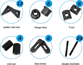 HFS TN-0212 T-nuts included for quick, secure milling clamping