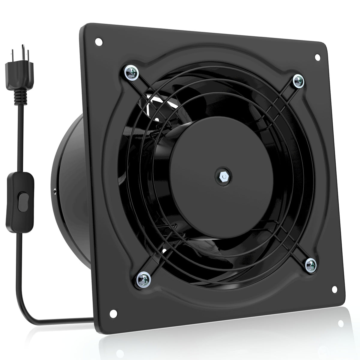 HG Power 6-inch exhaust fan front view boosts kitchen airflow.
