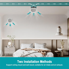 HG Power lightweight vent cover for ceiling or wall installation in any room.
