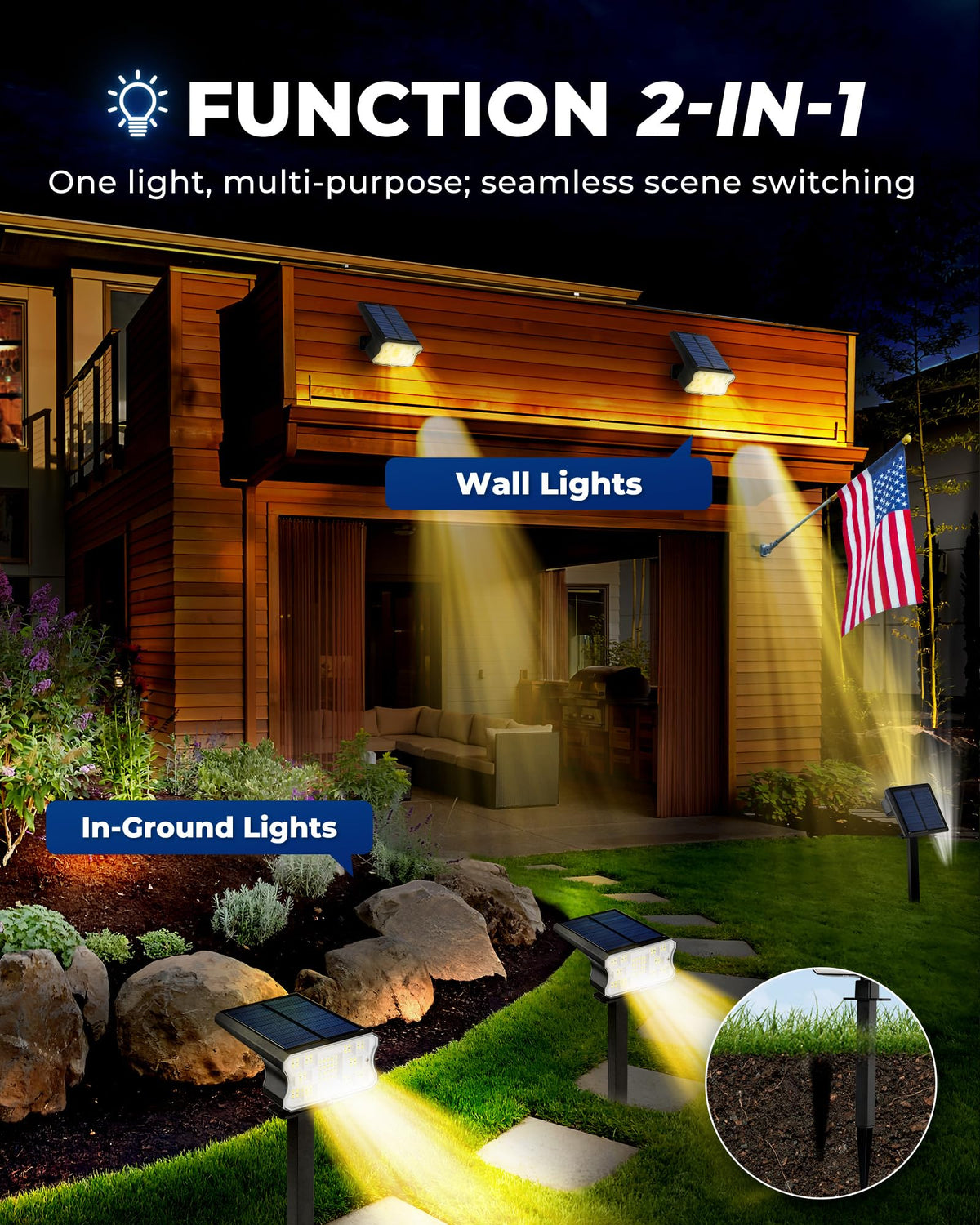 HGGH lights withstand cold and heat for reliable outdoor use.