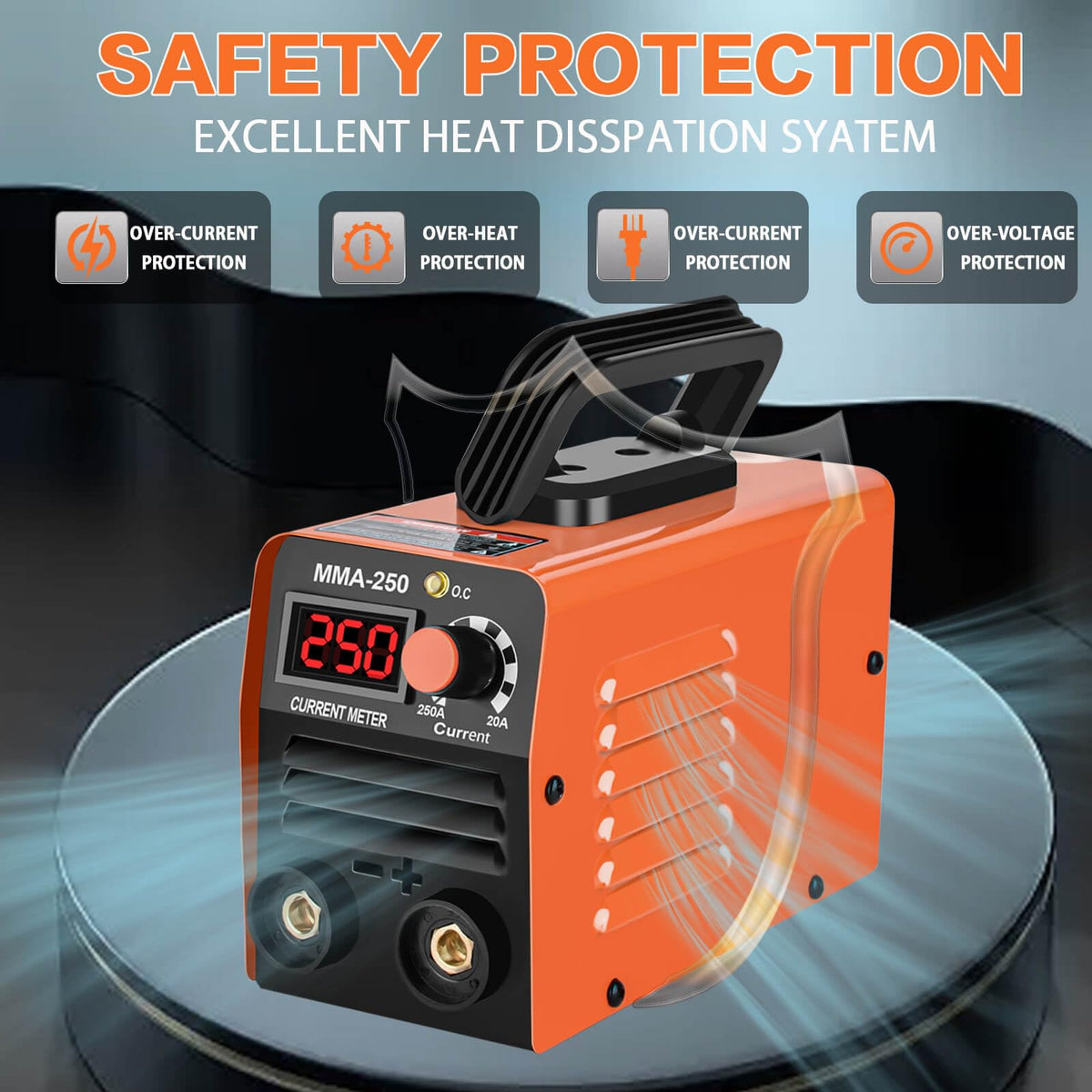HGNVGZ Super Mini Welder uses an IGBT inverter for a stable arc.
