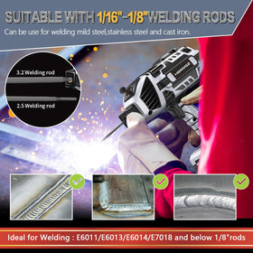 HGNVGZ compact lightweight welder gun designed for one-handed operation.