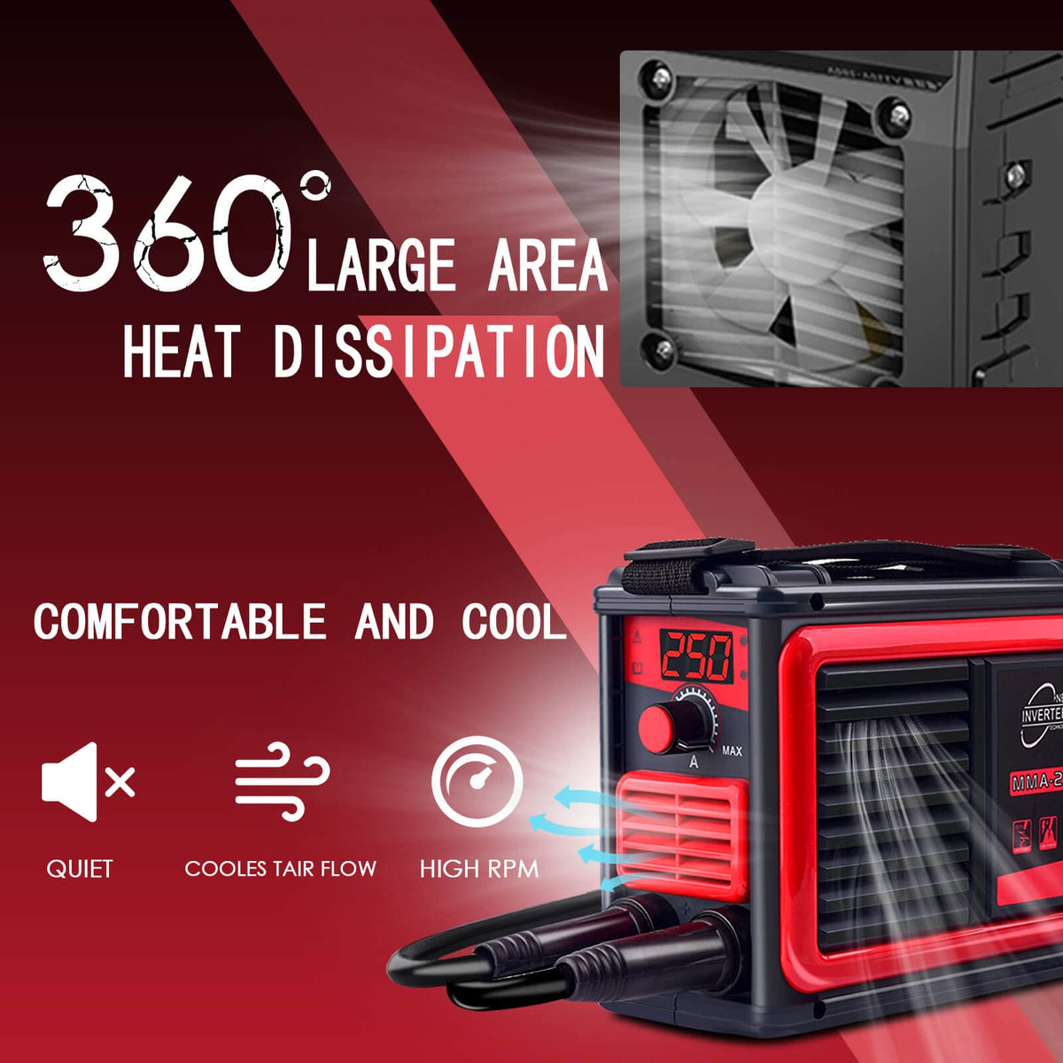 HGNVGZ portable mini welder weighs ~3.7 lbs for effortless transport.