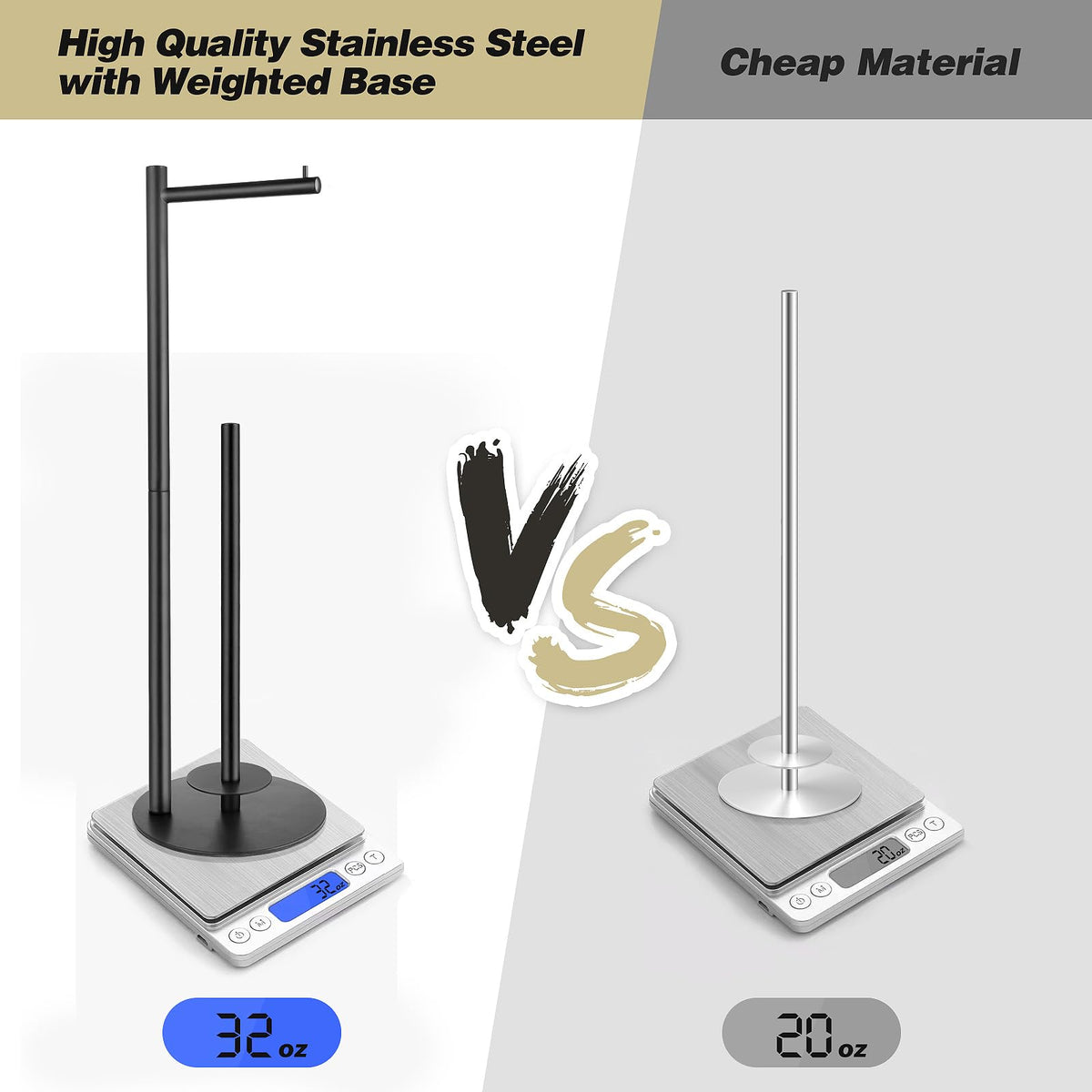 HHAOLUDUO base detail with widened, non-slip feet for stable placement.